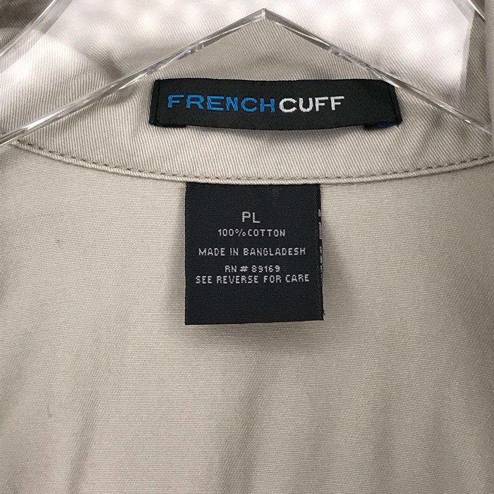 French Cuff Tan Khaki 4-Pocket Belt Utility Jacket - Picture 11 of 11